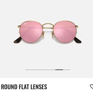 Ray-Ban Round Flat Lenses Sunglasses